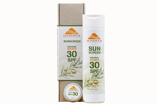 HIMAYA Natural Sunscreen  SPF 30 200ml – Mineral - Zinc - Reef Safe -Refillable Himaya